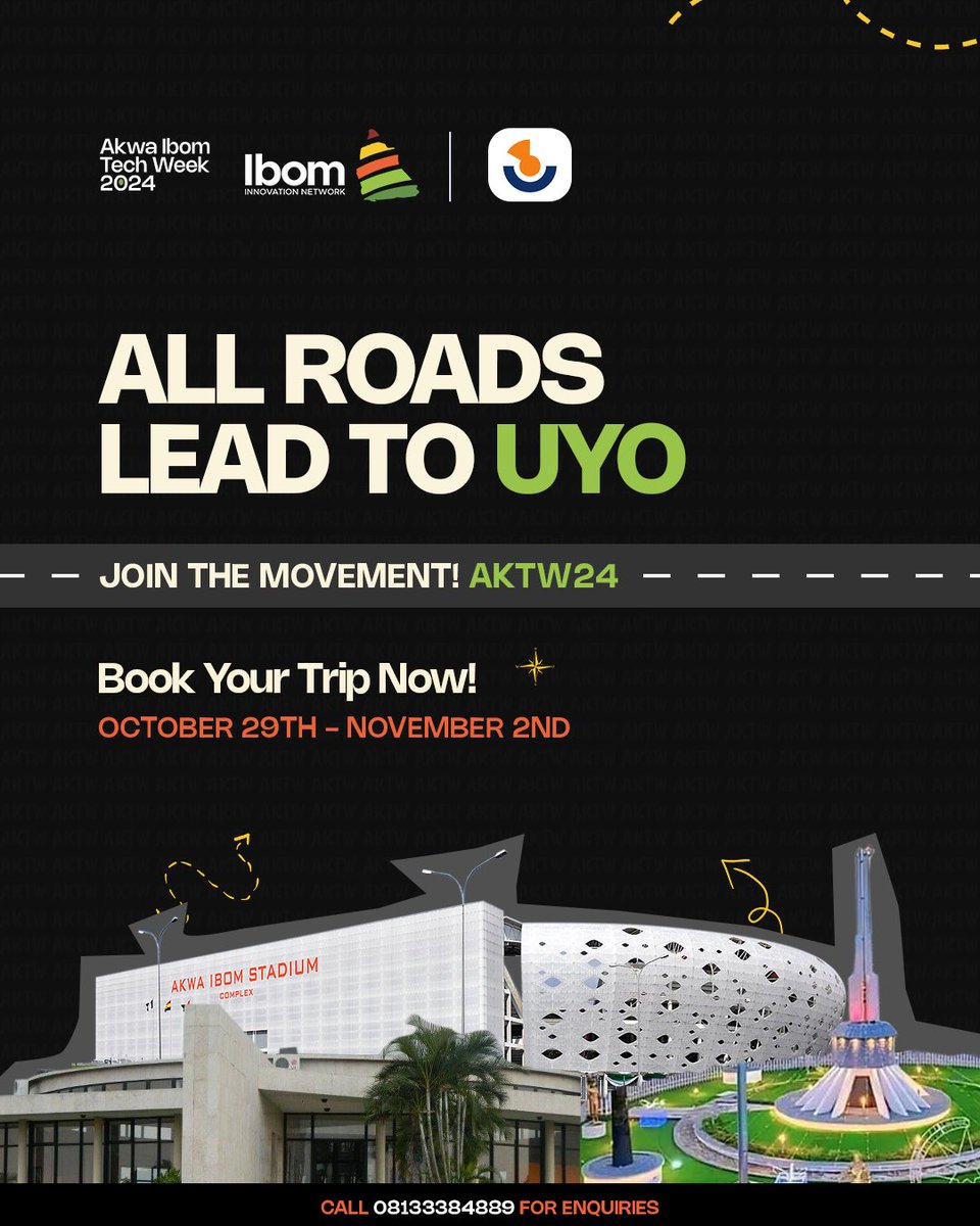 IbomTechWeek's tweet photo. Traveling for Akwa Ibom Tech Week? Ensure a stress-free journey by booking your stay with @PanotourAfrica! 

Reserve your hotel now through their website or reach out directly. 👇

📞 08133384889
🌐 https://t.co/wkz91UHdvG https://t.co/IJ4kRHr110