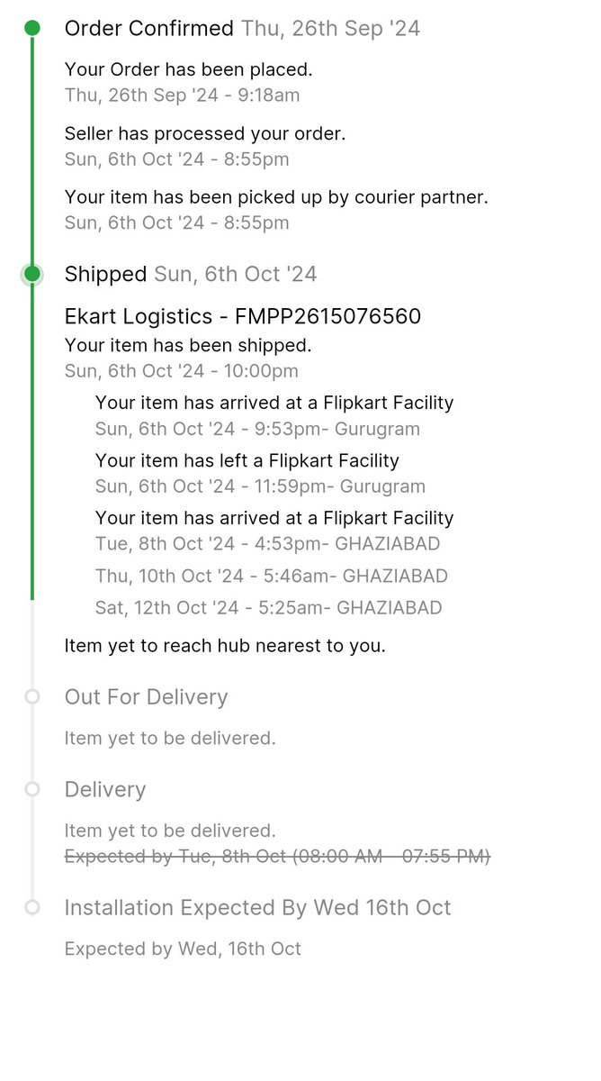 ZameerAbbas1's tweet photo. What is this behaviour @Flipkart @flipkartsupport @FlipkartStories ?
You have only wasted my time. I should have ordered from Amazon. https://t.co/20bfWFpuNA