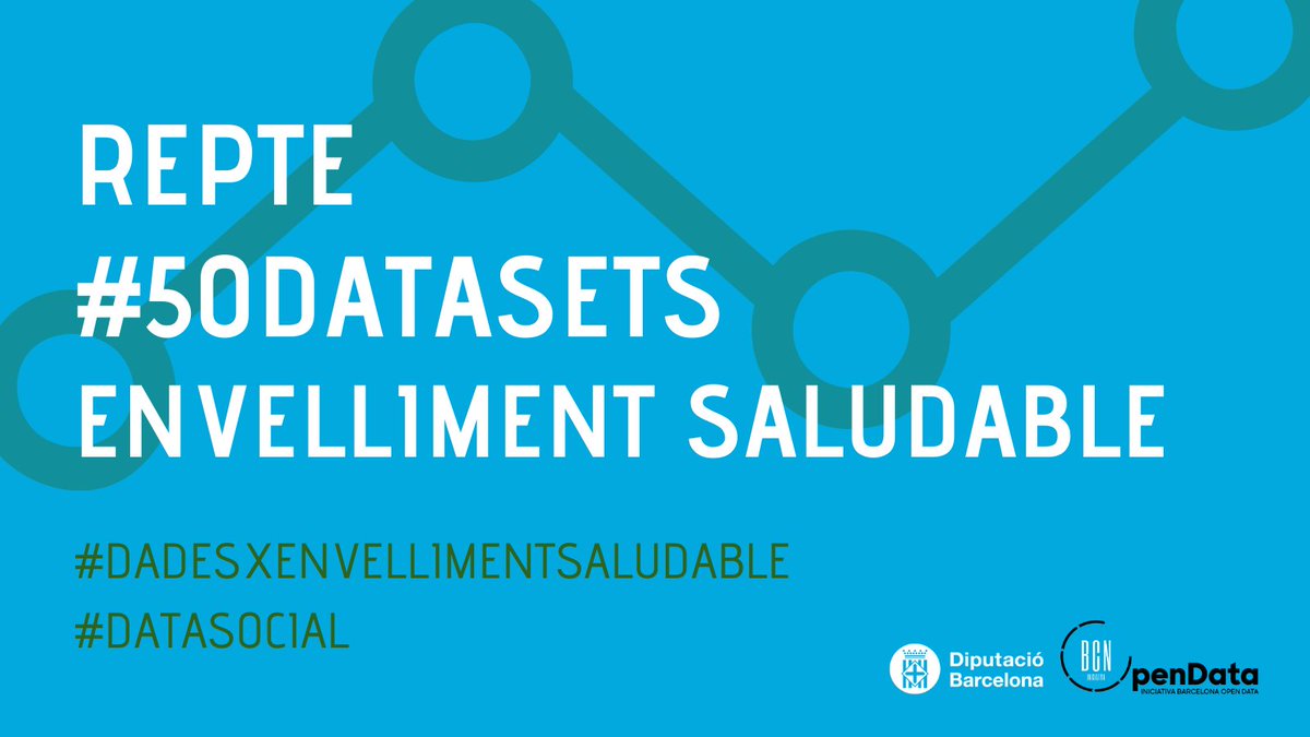lourdesmunoz's tweet image. 🌱 Acceptes el repte? Des d’ @Iopendatabcn volem recopilar 50 datasets que promoguin un envelliment saludable! Ajuda’ns a millorar la qualitat de vida de les persones grans amb dades obertes. Uneix-te aquí 👉bit.ly/Repte24 #50Datasets #DadesXEnvellimentSaludable