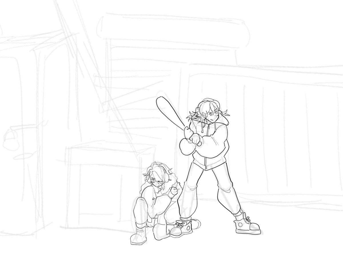 kavethamdoodles's tweet photo. #kavetham scrapped doodle of pre-zombieveh and survivortham https://t.co/2U0GcnunoO