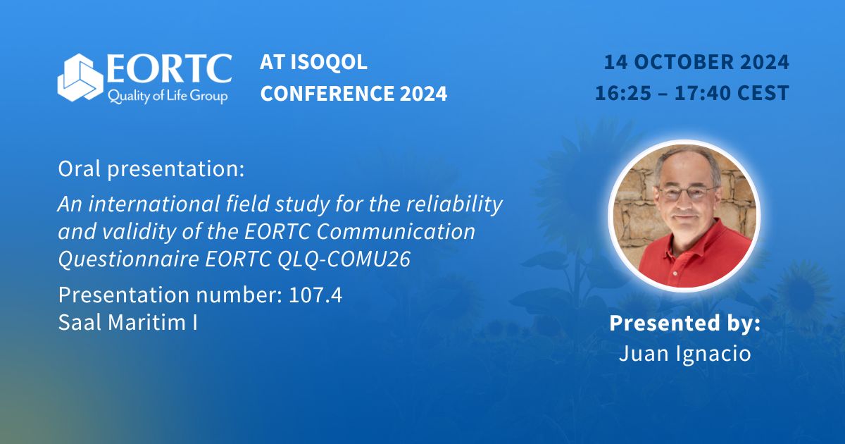 EORTC Quality of Life Group (QLG) tweet media