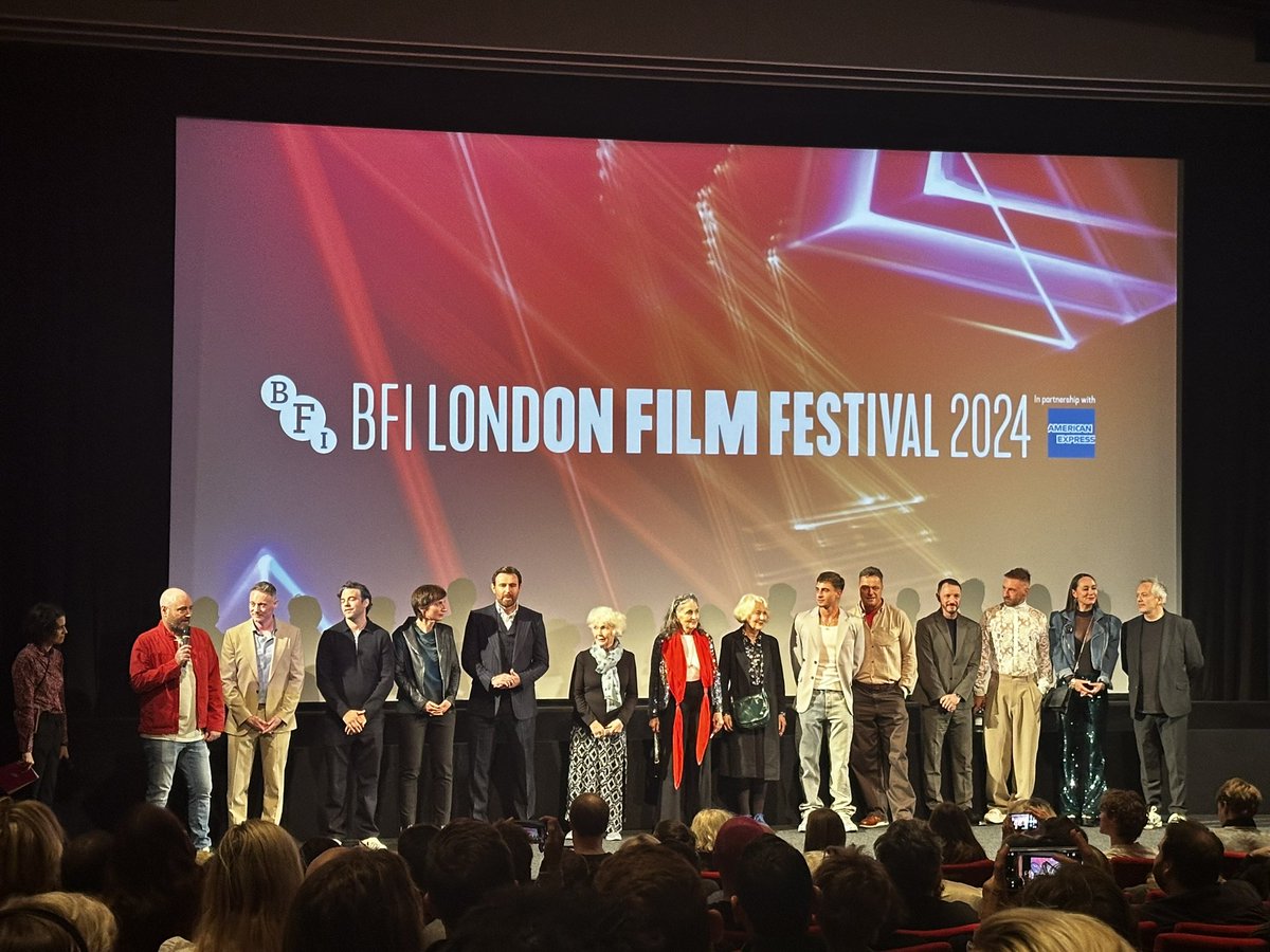 hnewmansmart's tweet photo. Such a treat to be at the world premiere (how does this keep happening?!) of Four Mothers last night at #LFF2024 An Irish reimagining of ‘Mid-August Lunch’ with lots of charm and laugh out loud moments throughout. Can’t wait for the world to see this. Review coming soon 💖 #LFF https://t.co/QcptibwwIn