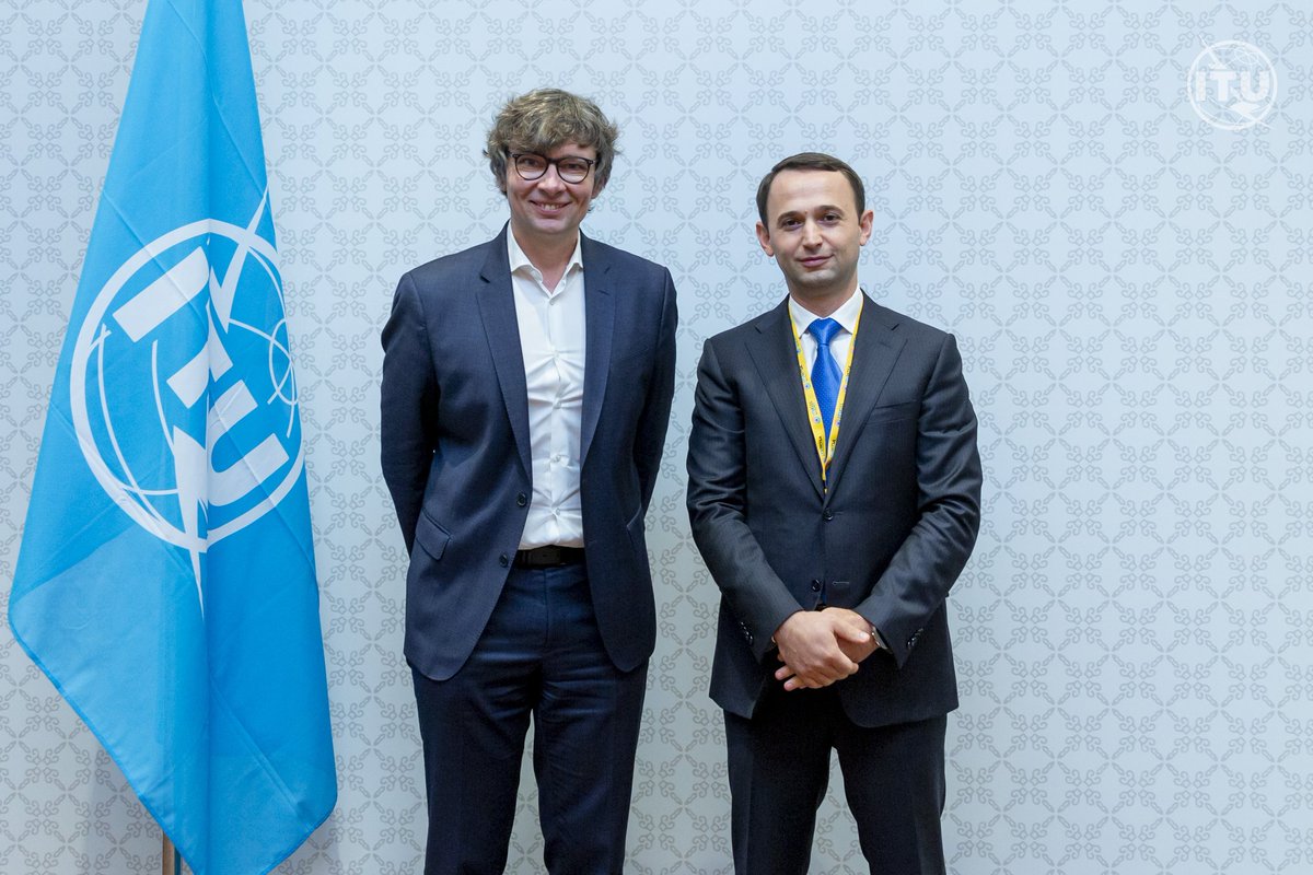tlamanauskas's tweet photo. Excited for our #GreenDigitalAction track at #COP29Baku & for the first-ever #DigitalizationDay on 16 Nov
Great meeting w/ Shahin Babayev from @digital_az on @COP29_AZ & @ITU's role in driving #SustainableTech 💚
Let's build a greener, more connected world together🌍📡
#ITUWTSA https://t.co/L8NzbMUlp7