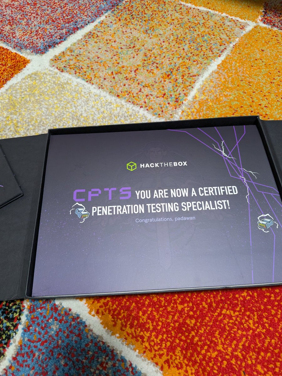 Yunolay's tweet photo. Finally I received the correct certificate #HTB #HackTheBox #CPTS https://t.co/juDQhlIdZ8