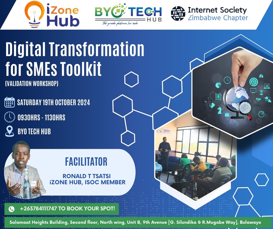Excited for the endless possibilities as we unlock new ways to connect, create, and succeed in the digital world. #DigitalTransformation #FutureReady #innovation
Register today: shorturl.at/Y5k8o

<a href="/izonehub/">iZoneHub Zim🇿🇼</a> <a href="/FinLitBae/">ChimoneymoneyChick 🇿🇼</a> <a href="/citezw/">CITE</a> <a href="/ISOCZIM/">ISOC Zimbabwe</a>