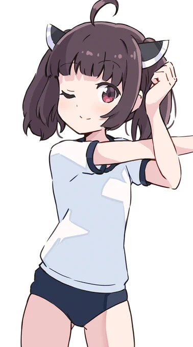 スポーツの日なので体操服きりたん 