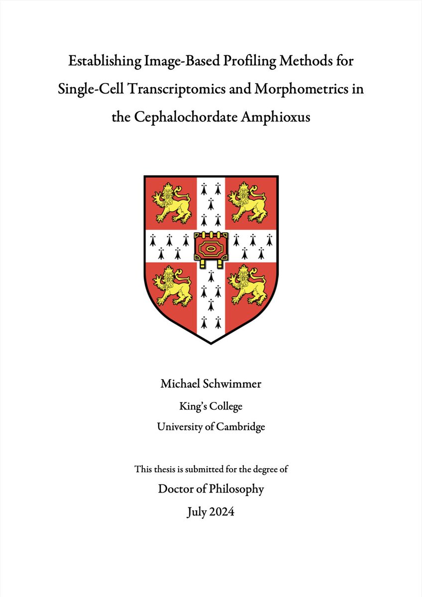 Dr Michael Schwimmer (@michaelschwimm1) on Twitter photo Very happy to say I passed my PhD Viva on Friday! Thanks to my examiners <a href="/BenSteventon2/">Ben Steventon</a> and <a href="/BertaVerd/">Berta Verd</a> for a stimulating and enlightening discussion! Many thanks go to my supervisor, Elia Benito-Gutiérrez ( <a href="/eBGLab/">AmphiSpace</a> ) for her wisdom and guidance throughout the project!
#PhDone 🎉 Very happy to say I passed my PhD Viva on Friday! Thanks to my examiners <a href="/BenSteventon2/">Ben Steventon</a> and <a href="/BertaVerd/">Berta Verd</a> for a stimulating and enlightening discussion! Many thanks go to my supervisor, Elia Benito-Gutiérrez ( <a href="/eBGLab/">AmphiSpace</a> ) for her wisdom and guidance throughout the project!
#PhDone 🎉