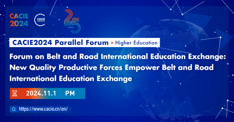 CACIEofficial's tweet photo. Welcome to #CACIEParallelForum for the #BRI international education exchange. Top experts will deliver keynote speeches on successful scientific and technological collaborations, cultural exchanges, industry-education integration, Sino-foreign school partnerships, and more.🤝