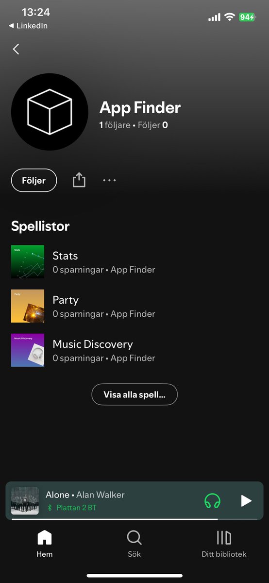 drsounds's tweet photo. Ten years after Spotify dismantled their  'Spotify Apps' I finally brought it back to life. No coding just creative use of the podcast and profile feature #SpotifyApps #spotifyplatform #api #Spotify #SpotifyDeveloper https://t.co/b1S9HGi2to