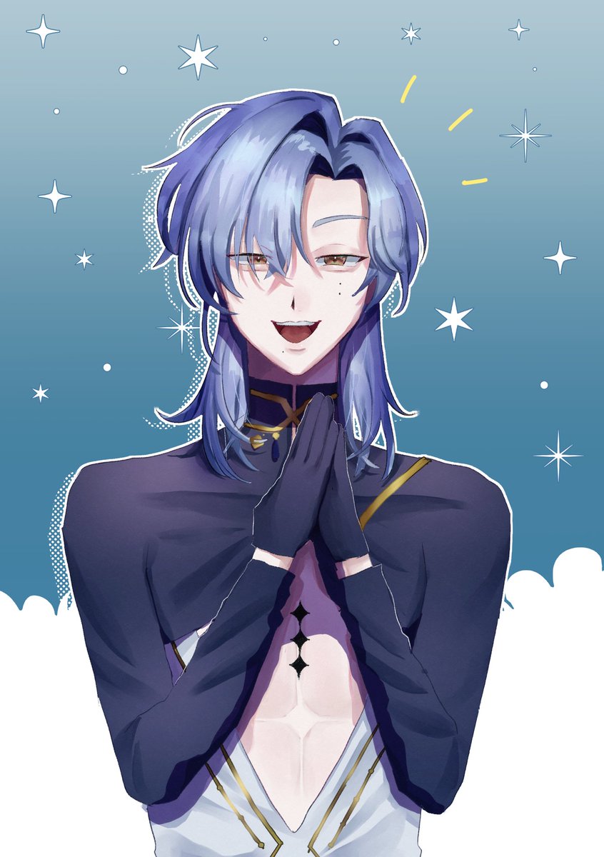 k_h_t_333's tweet image. #アトリエ・ミラン
目を細めて口にぱってあけて笑う笑い方が好きだ〜