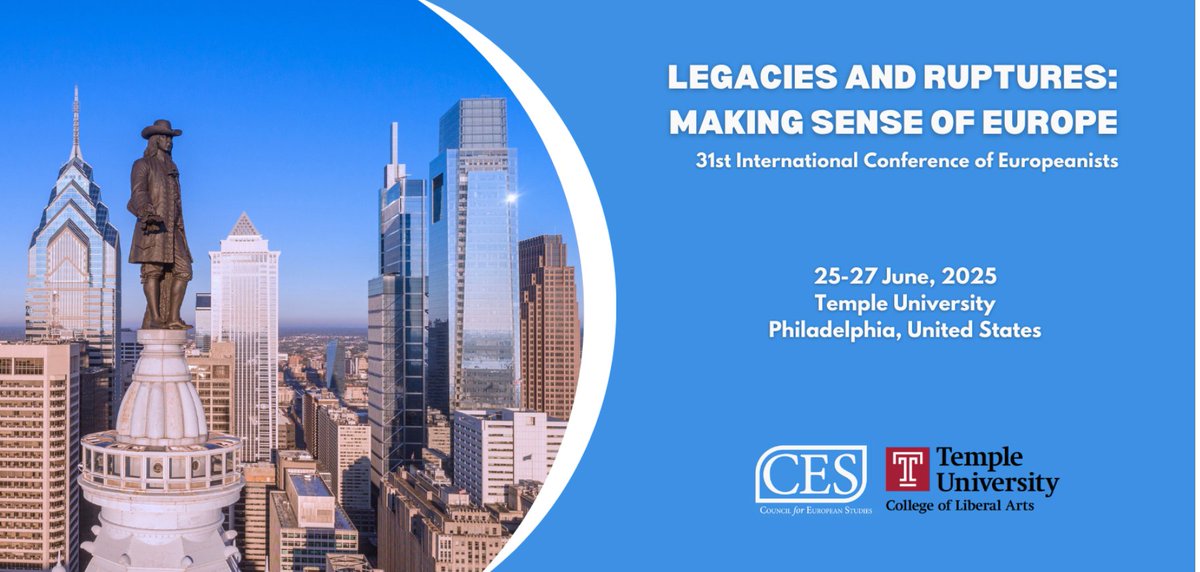 You can now submit your abstracts for the transatlantic 🇺🇸🇪🇺  studies panel collection for <a href="/CES_Europe/">CES</a>
2025 via the <a href="/EUI_Schuman/">The Robert Schuman Centre</a> at the link below⤵️
bit.ly/4060MkG 

More details on the call for papers here: bit.ly/3Njsymk
w/<a href="/Ej_Europe/">Erik Jones</a>