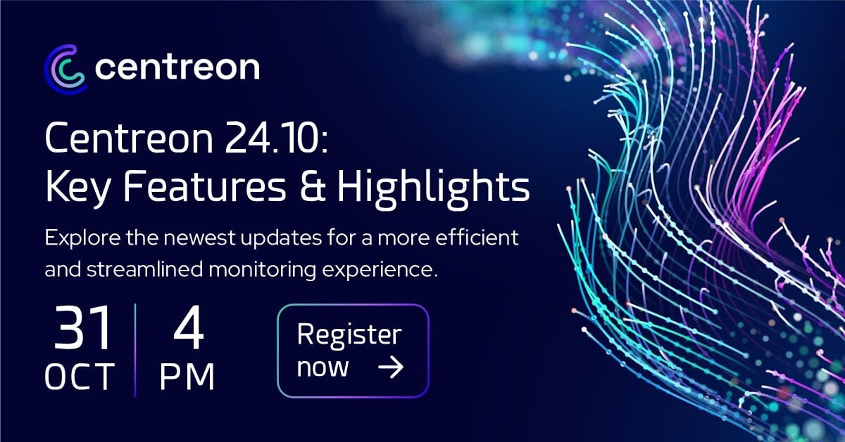 Join us on October 31 for a detailed look at the updates in Centreon 24.10. We’ll walk through the new features, including enhanced dashboards and a new monitoring agent, designed to make IT monitoring more efficient.
📅 October 31, 4 p.m. CET 👉 eu1.hubs.ly/H0cWgRm0
