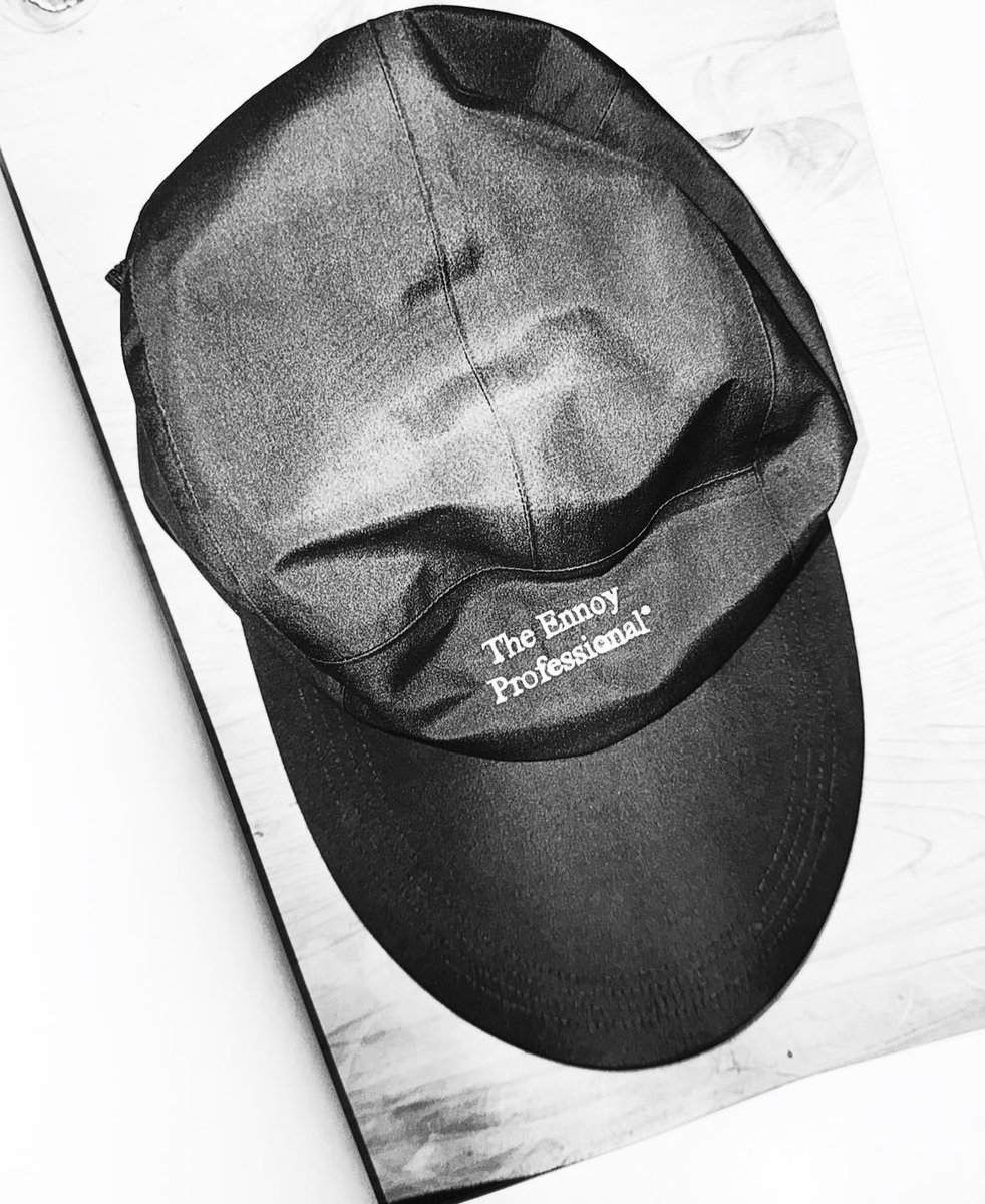 ennoy 3layer shell cap Black キャップブラック