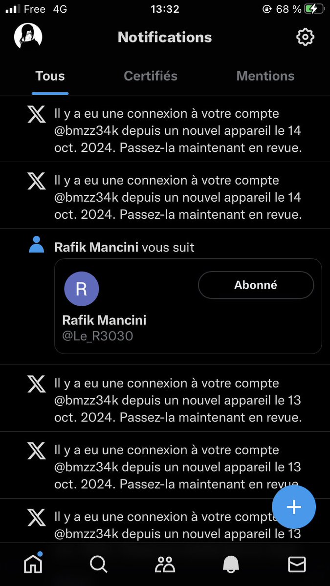 lapsy4trie's tweet photo. mes seuls notifs 🦧 https://t.co/zs2hzopOOD