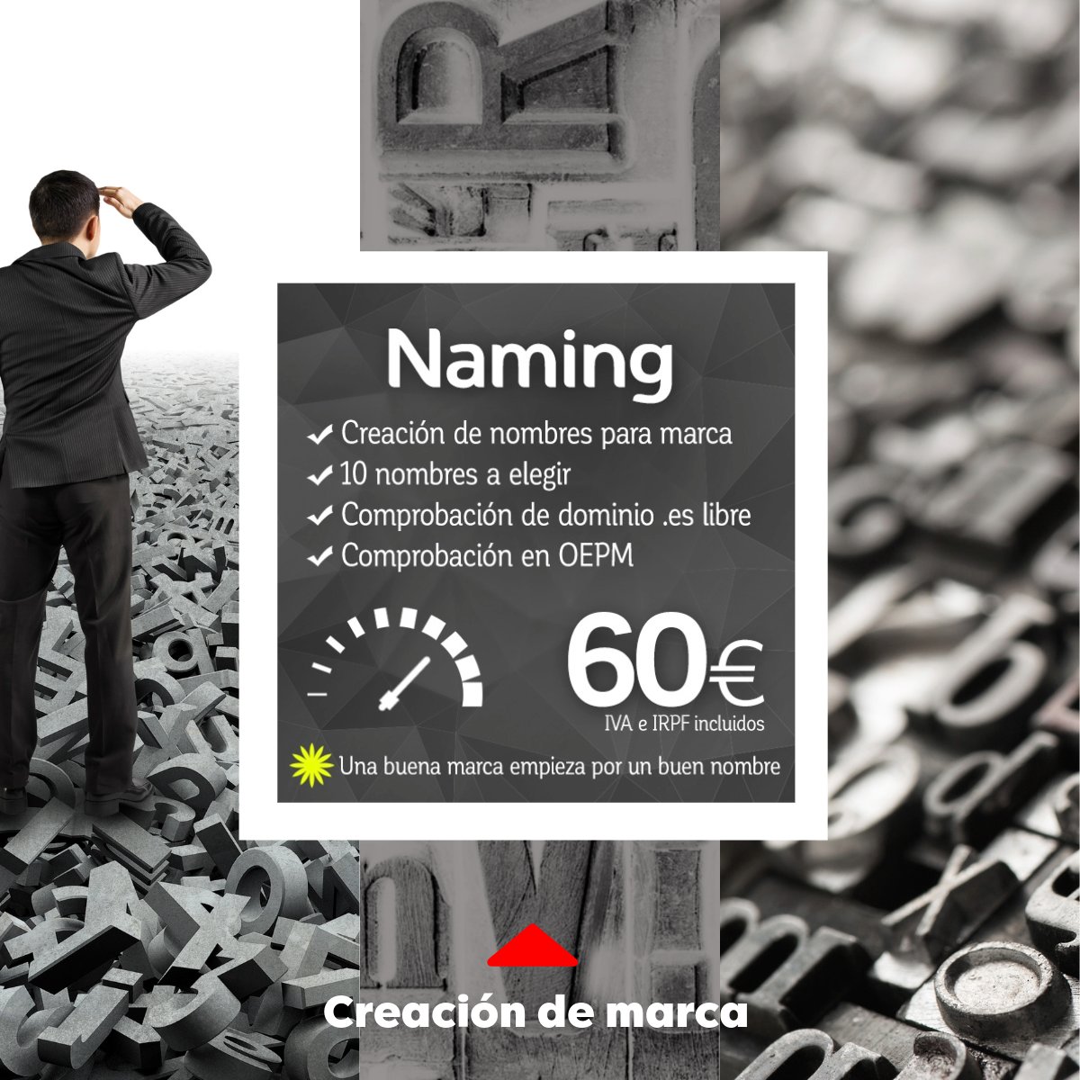 Creamos el nombre de tu marca (naming).
El primer paso para un branding de éxito.
👉Más información: logocrea.com/servicios-adic…👈
¡Infórmate!
··
#naming #expertosenbranding #creamosmarcas #diseñador #diseñadorgrafico #diseñadorprofesional #logocrea #diseñoexclusivo #disenoexclusivo