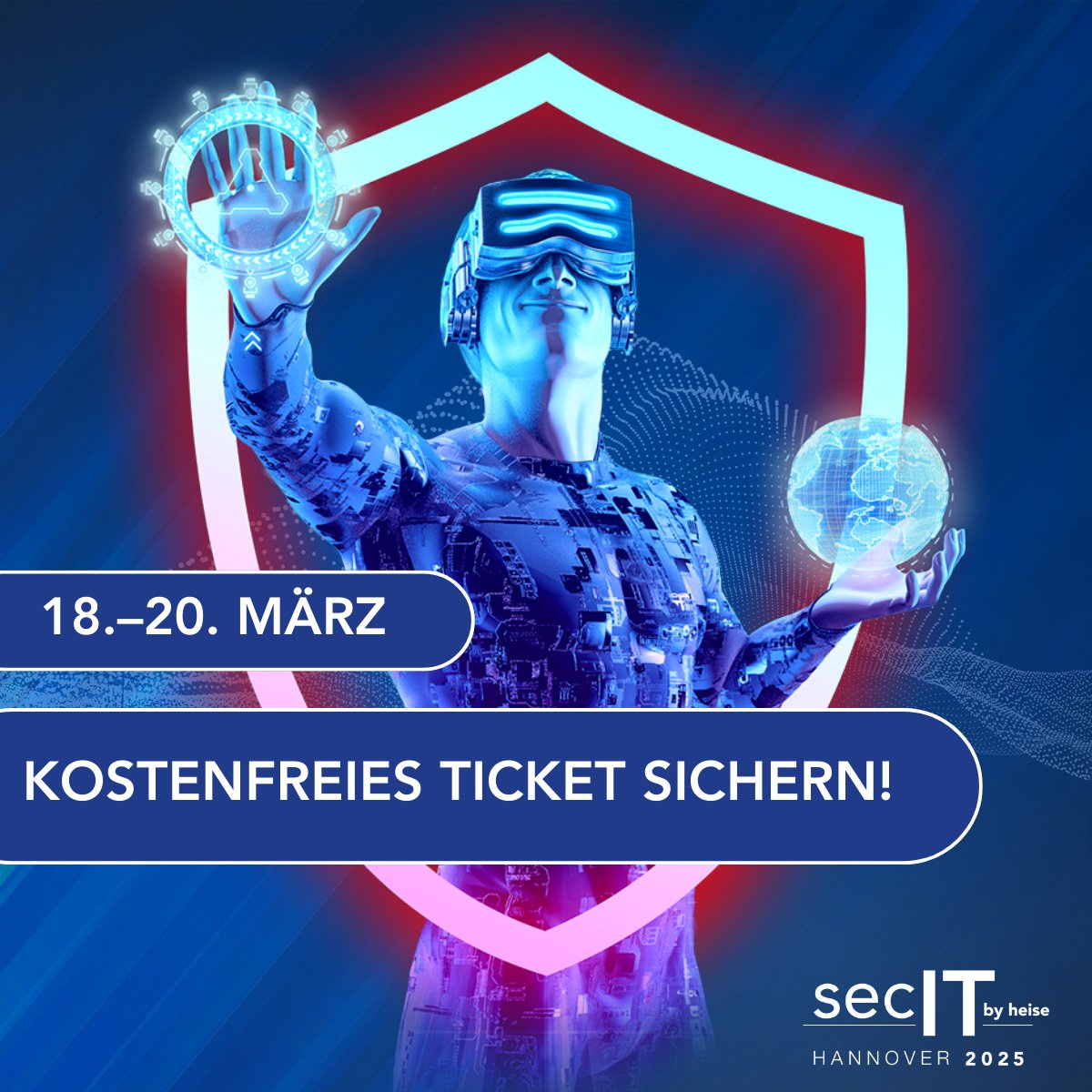 Jetzt noch dein Blind-Bird-Ticket sichern oder bis 31.12. mit einem unserer Sponsored Tickets am 19. &amp; 20.3. kostenfrei dabei sein: heise.de/s/blN5M

🔒3 Hallen mit über 100 Ausstellern​
🔒3 Bühnen mit Vortragsprogramm​ am 19. &amp; 20.03.
🔒Ganztägige Workshops am 18. 03.