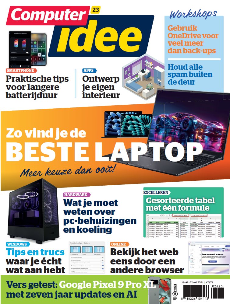 Computeridee's tweet image. Nu de eerste ‘AI-laptops’ hun intrede doen, wordt het aanbod aan nieuwe laptops nog diverser. Waar moet je op letten? Je leest het in de Koopgids in Computer Idee 23, verkrijgbaar sinds 8 oktober! Kijk voor een voordelig abonnement op reshiftstore.nl/index.asp?BLAD…