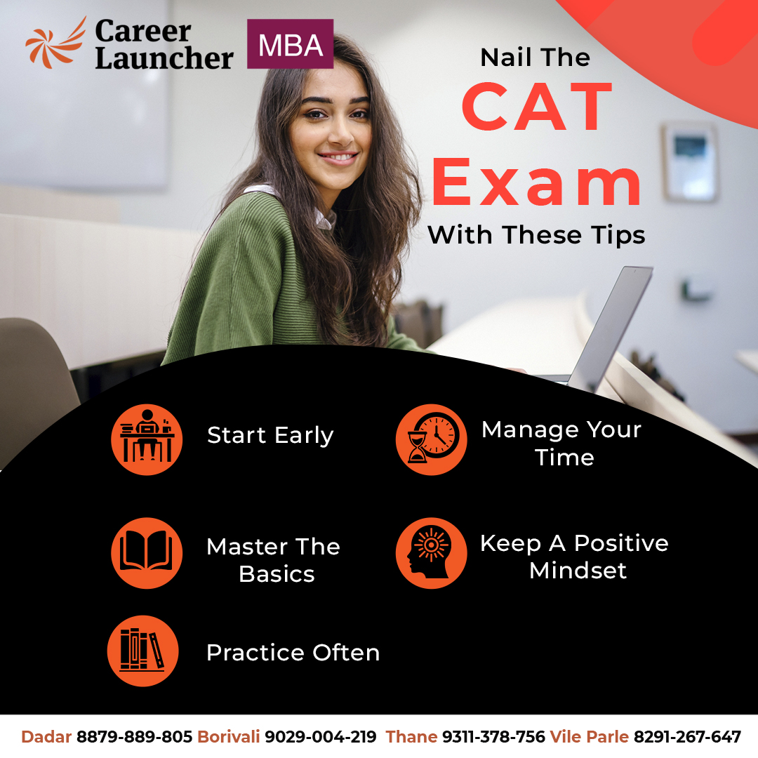 CLMumbai's tweet image. 🎯 Nail the CAT Exam:

📅 Start Early
📚 Master the Basics
📝 Practice Often
⏰ Manage Your Time
💪 Stay Positive
📍 Join Career Launcher for expert coaching!
#CATPreparation #CrackCAT #CATExamTips #CareerLauncher #CATSuccess #CAT2025 #MBAEntrance #ExamPreparation #TimeManagement