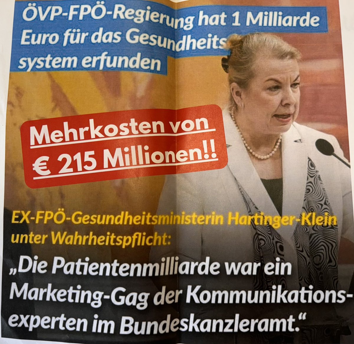 Der neo-liberale Zugang von #oevp &amp; #fpoe, letztlich auch von den #gruenen hat unser Gesundheitssystem nachhaltig geschädigt! Höhepunkt sicher der „Marketing-Gag“ von Märchenerzähler Kurz &amp; Co., der uns viel Steuergeld gekostet hat👇👇👇👇👇👇👇