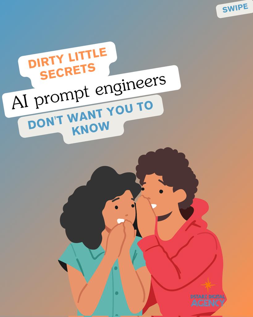 staracmedia's tweet photo. 💡 Dirty Little Secrets AI Prompt Engineers Don’t Want You to Know!
They can make or break your content’s success, and I'm about to spill it all.
#dstarzai #ai #promptengineering #aicontentcreation #aiprompt #socialmediamanager #socialmediamarketingagency https://t.co/cipCPUZM7E