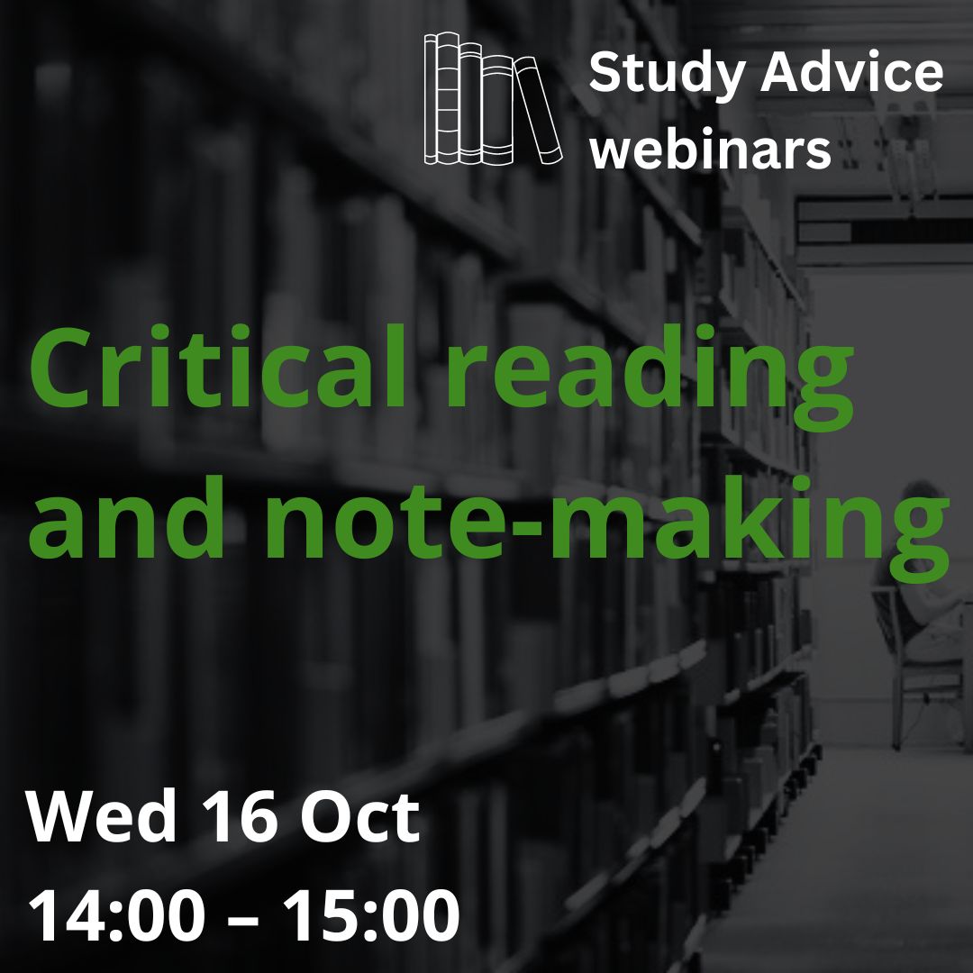 UoR Study Advice (@unirdg_study) on Twitter photo Join us for our webinar for which strategies will help you make the most of your lectures and seminars, and will prepare you for the writing of assignments. Link to book in our bio #uorstudentlife, #uorlibrary #CriticalThinking Join us for our webinar for which strategies will help you make the most of your lectures and seminars, and will prepare you for the writing of assignments. Link to book in our bio #uorstudentlife, #uorlibrary #CriticalThinking