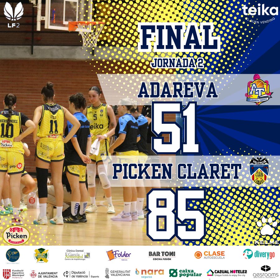 LokosBaloncesto (@lokosbaloncesto) on Twitter photo SEGUNDA VICTORIA CONSECUTIVA PARA PICKEN CLARET #LF2 <a href="/CBADAREVA/">CB Adareva Tenerife</a> 🆚️ <a href="/CBClaret/">CB Claret Benimaclet</a> lokosxelbaloncestofemenino.com/index.php/liga… vía <a href="/CBClaret/">CB Claret Benimaclet</a> SEGUNDA VICTORIA CONSECUTIVA PARA PICKEN CLARET #LF2 <a href="/CBADAREVA/">CB Adareva Tenerife</a> 🆚️ <a href="/CBClaret/">CB Claret Benimaclet</a> lokosxelbaloncestofemenino.com/index.php/liga… vía <a href="/CBClaret/">CB Claret Benimaclet</a>