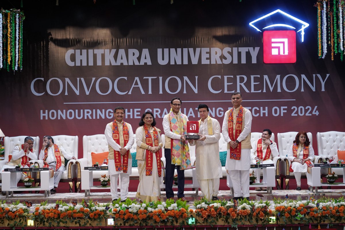 Raj Mohan, MD &amp; Country Manager, Tietoevry India, recently served as the Guest of Honor at their Convocation Ceremony at Chitkara University, Punjab. He shared insights on career development &amp; leadership, inspiring 600 graduates to confidently embrace their journeys. #Tietoevry