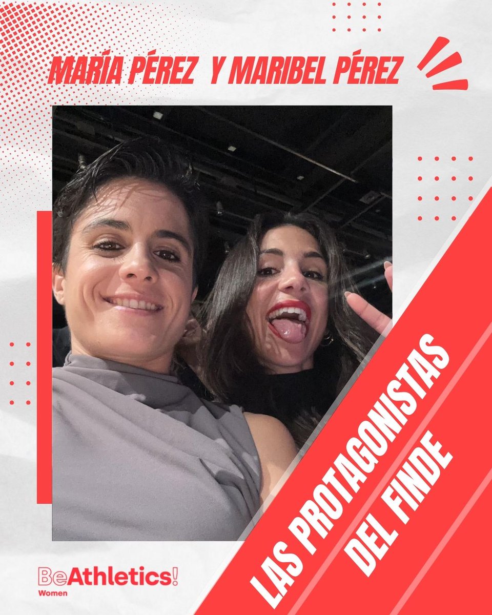 BeAthleticsW's tweet photo. 𝑳𝑨𝑺 𝑷𝑹𝑶𝑻𝑨𝑮𝑶𝑵𝑰𝑺𝑻𝑨𝑺 𝑫𝑬𝑳 𝑭𝑰𝑵𝑫𝑬
¡Así fue el paso de @garciaperezmari y @Misabel_perez por el #MarcaSportWeekend!
Las atletas no solo regalaron su energía ✨a la ciudad de Málaga, sino que también compartieron declaraciones 🎙️importantes sobre su futuro. https://t.co/d4FENx13kE
