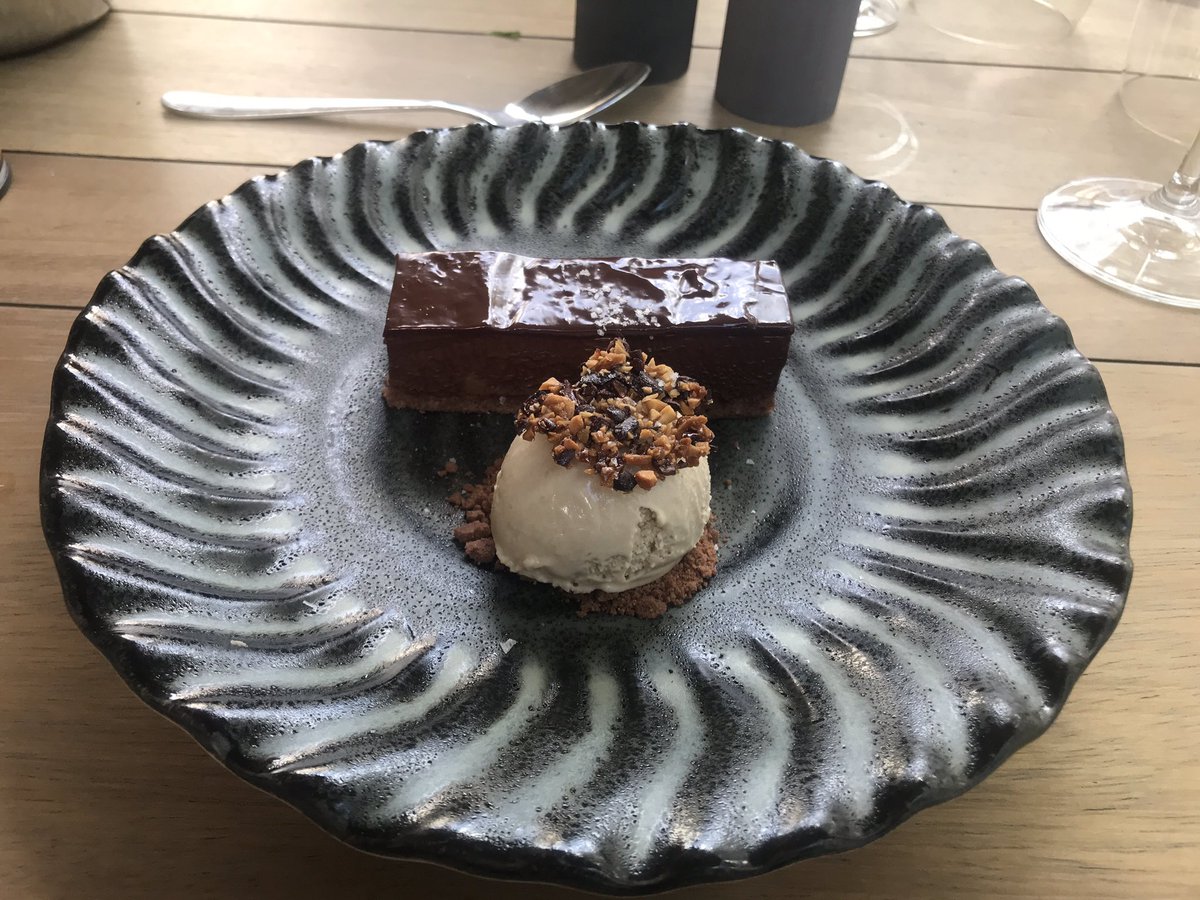Nou soos ‘n Koning geëet by Noop in die Paarl
Kreef Bisque, Seekos Risotto &amp; 🍫 Mousse &amp; koffie roomys