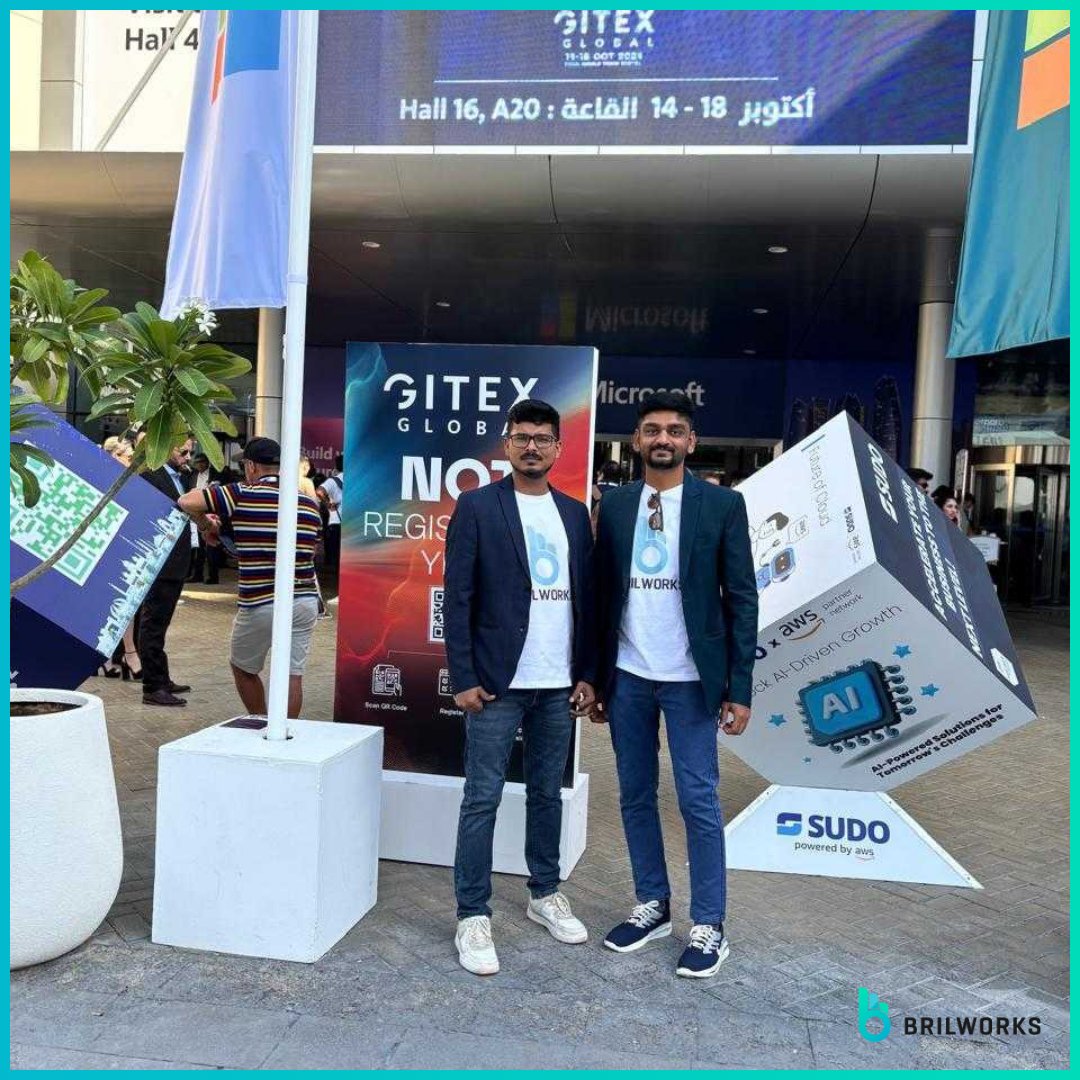 🌟Arrived at the GITEX Global Event! 🚀 Excited to showcase cutting-edge innovations and connect with #industryleaders. 🔥Stay tuned for exciting updates! 🎉

#GITEX2024 #InnovationUnleashed #TechExcellence #BrilworksAtGITEX #AI #DigitalTransformation #TechInnovation #GITEXGlobal