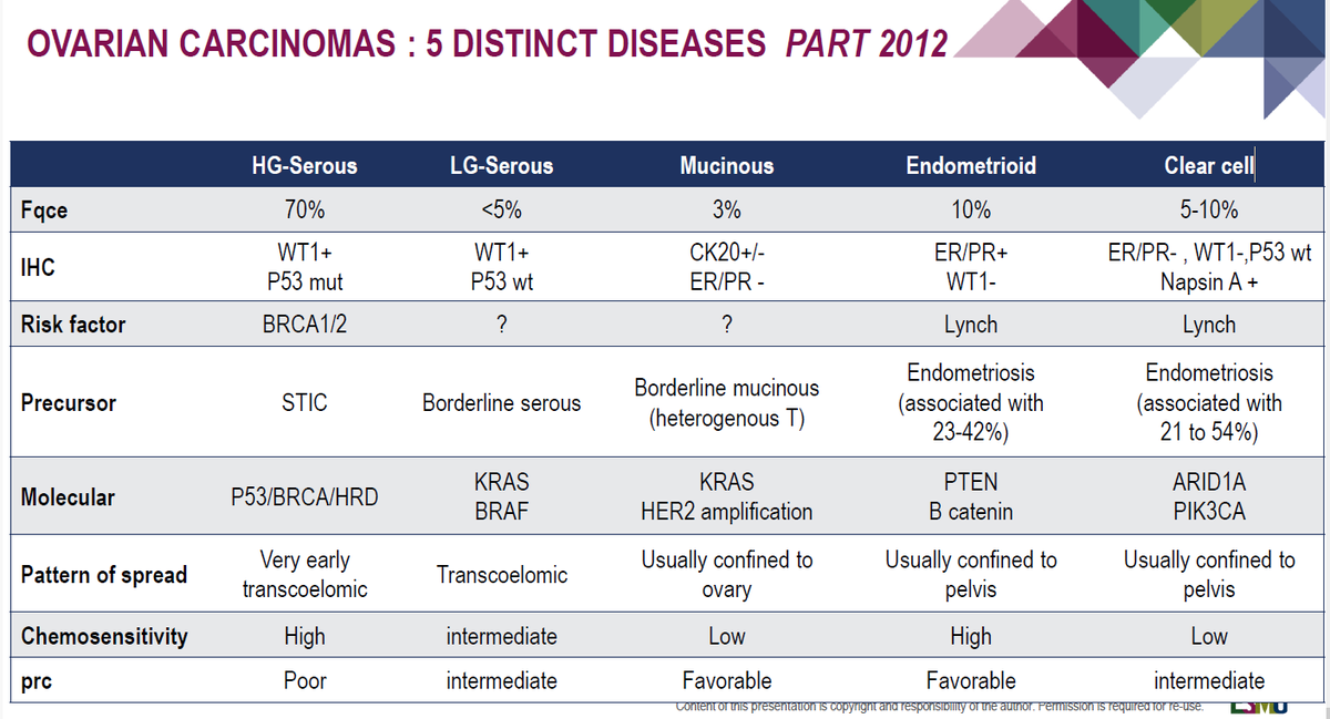 dr_yakupergun's tweet photo. Classification of Ovarian Epithelial Tumors

(From the presentation of Dr. M. Devouassoux-Shisheboran--ESMO Preceptorship on Ovarian Cancer 2024) https://t.co/FJJq1Ha7Ym