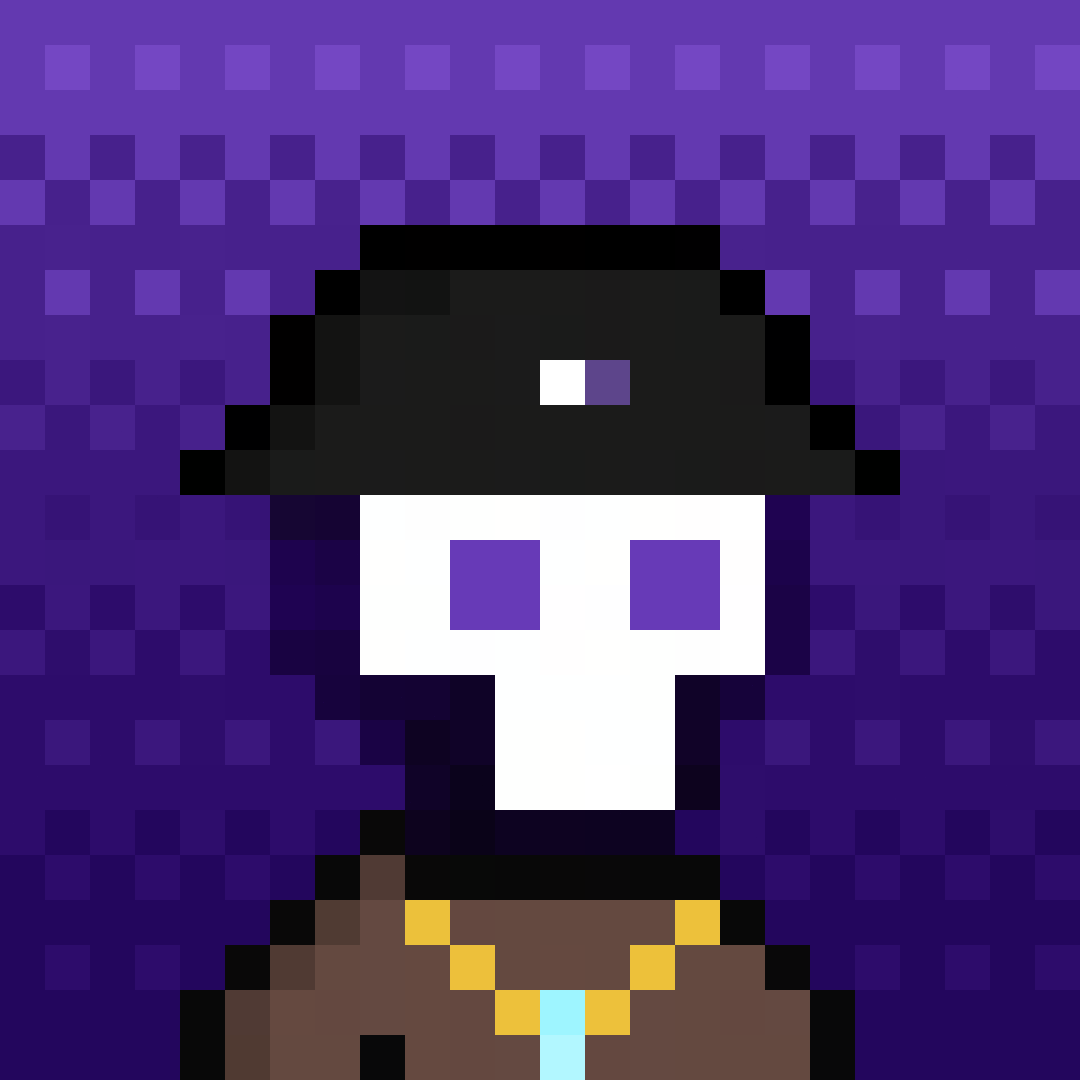 cv_Krueger's tweet photo. 🟣 gm werld. 🟣

@GhostKidDAO purp gold all day.

#pixelart #solana #ghostkid https://t.co/FAv5f66Gyt
