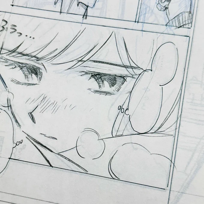 4話の配信今週だ よろしくお願いします 下書き&amp;ペン入れ 