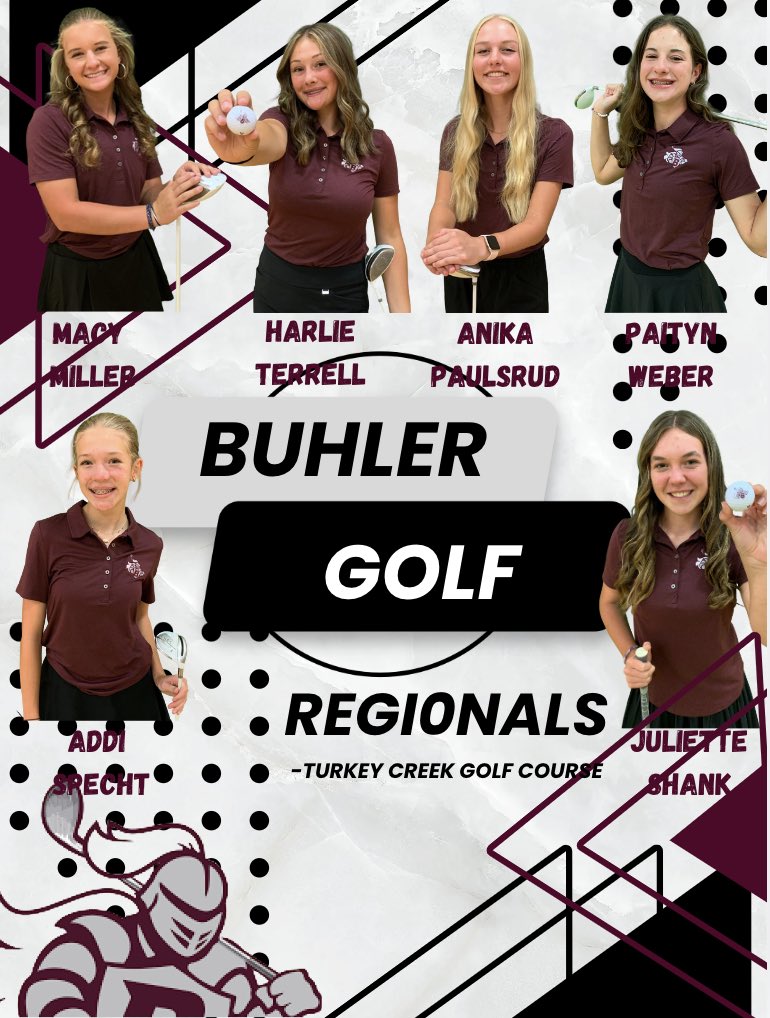 Varsity golf competing for a regional championship and a berth at the 4A State Tournament.