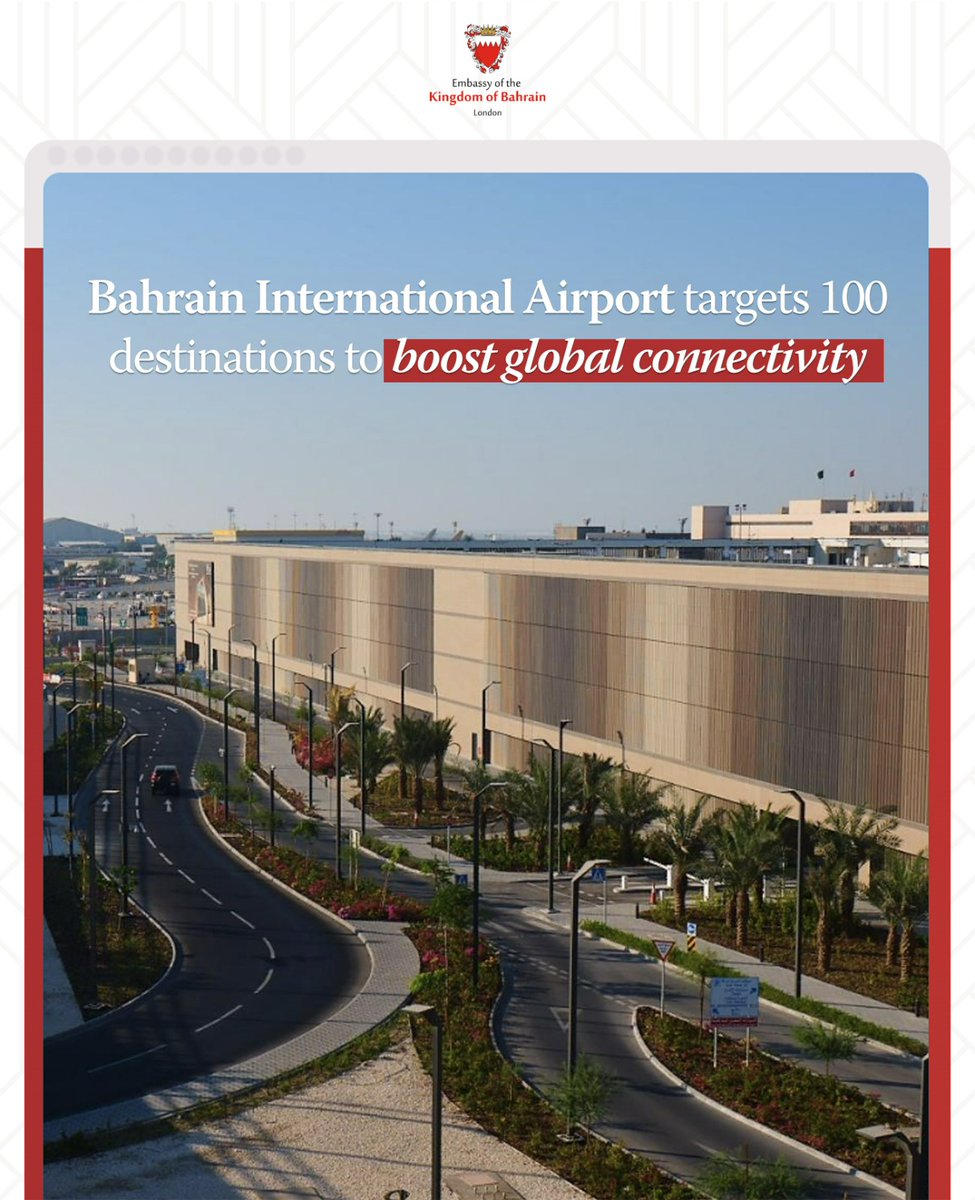 BahrainEmbIE's tweet image. 🇧🇭 @bahrainairport is seeking to increase its global connectivity significantly, expanding its reach to 100 destinations over the next 4-5 years, providing enhanced air-connectivity and an exceptional, seamless, passenger-focused experience. 

#Bahrain #bahrainairport