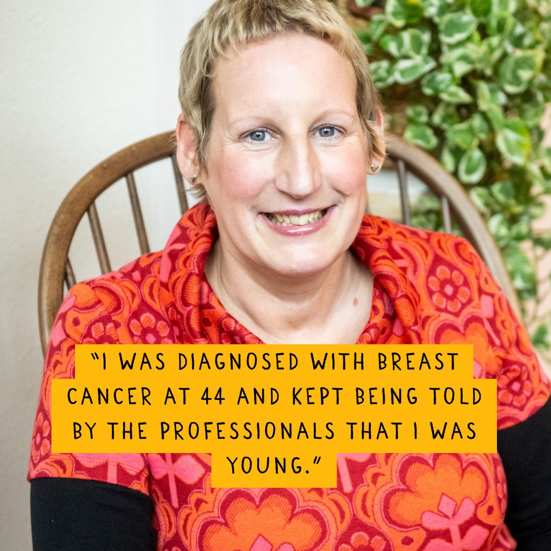 "I was diagnosed with #BreastCancer at 44 and kept being told by the professionals that I was young. I have no family history of cancer so just did not see this coming."

Read the experience of more young people like Emma who are living with cancer here: maggies.org/about-us/diffe…