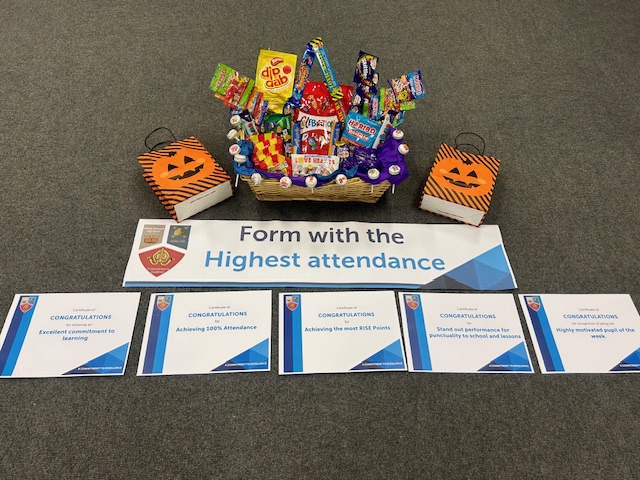 Year 10 Awards Assembly this Thursday! 🏆

Categories include:

100% Attendance
Highest Rise Points
Commitment to Learning
Punctuality ⏰
The form with the best attendance wins a sweet hamper! 🍬🍭

You’ve got to be in it to win it! See you there! 👏 #WadeDeaconHigh #Year10Awards