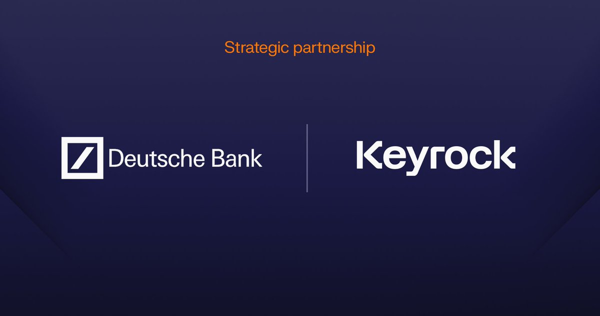 🌍 New milestone:

We’ve partnered with Deutsche Bank, worldwide financial leader, to advance global digital asset operations. Through this collaboration, we expand our ability to optimise fiat currency management.