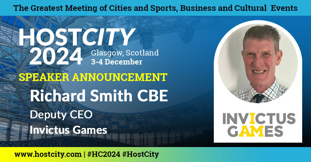 We’re thrilled to welcome Richard Smith CBE, Deputy CEO of the #InvictusGames, as a #HC2024 speaker! With experience coordinating security for London 2012 and 1st Invictus Games, Richard brings unmatched leadership insights. Don't miss it! tinyurl.com/3yhw9pr6 
@weareinvictus