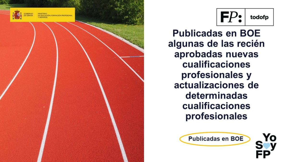 📢 Publicadas en BOE algunas de las recién aprobadas nuevas cualificaciones profesionales y actualizaciones #TodoFP #YoSoyFP
🔴 Publicadas en BOE
🔎 todofp.es/comunes/notici…
