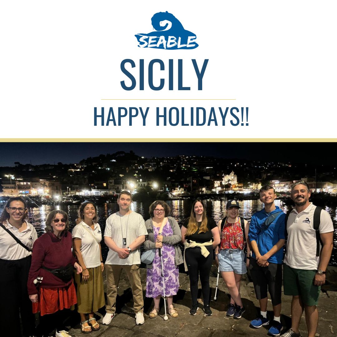 SeableHolidays's tweet image. HAPPY HOLIDAYS TO THE GROUP IN #SICILY! Not only is this a fantastic charity holiday with @MACSthecharity it is also supported by our incredible corporate sponsors @StatsPerform.  #chairtypartner #sightedguide #accessibleholiday #seable