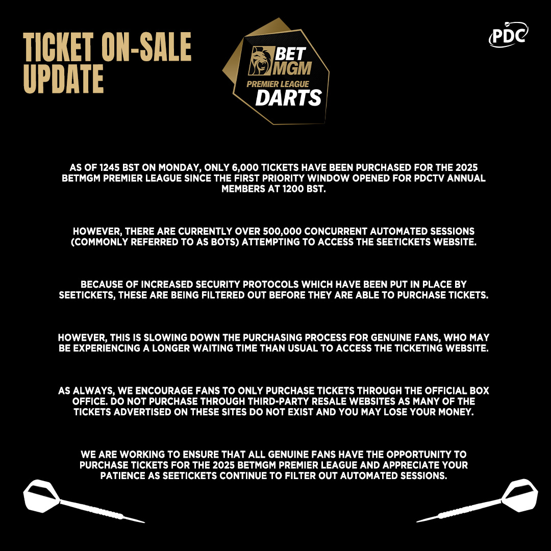PDC Darts tweet media
