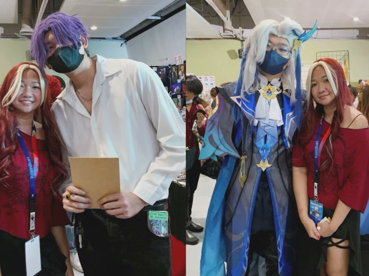 bonnaviv's tweet photo. ITS EXCITING TO SEE COSPLAYERS SPECIALLY MY MAINS!! I'LL ALWAYS BE VERYY  HAPPYYY TO GIVE FANART-FREEBIES TO MY MAIN-CHARACTERS &amp; FANDOMS!! 🤗 

See youu again soooon!! https://t.co/eQ1kzJAPOB