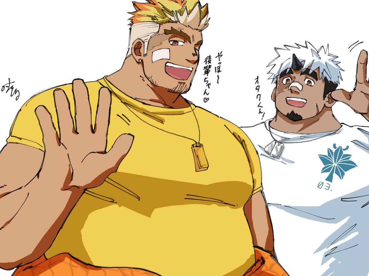 colorfulnameco's tweet photo. 放サモ
消防の2人 https://t.co/8SREi9pkze