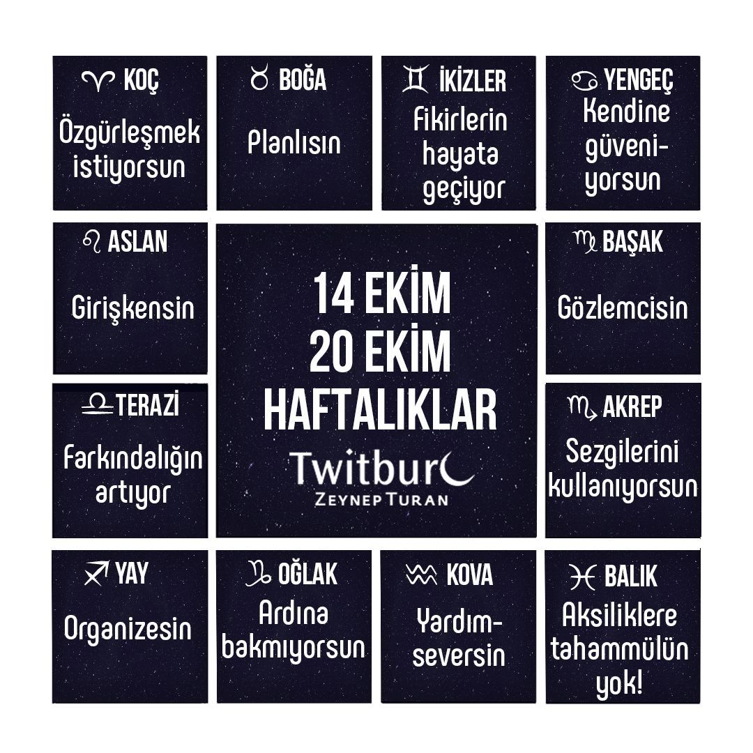 twitburc's tweet photo. Bu hafta burcunuzu neler bekliyor merak ediyor musunuz?
https://t.co/SEdhpfKqMC https://t.co/siC6EFDn73