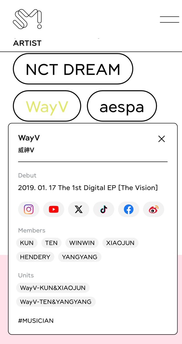 Jeff__Benjamin's tweet photo. @wnbnkty That's not the same as what I said. He's still listed as a member of the group. Lucas and Taeil are not listed in their groups when they left, but seven members are still listed under RIIZE like they have been for over a year now https://t.co/wyz7EQUNtA