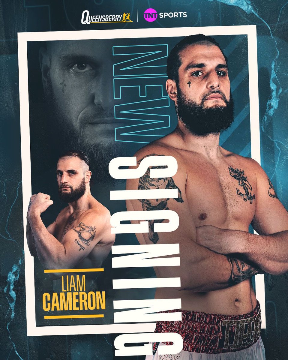 Queensberry's tweet photo. 💪 The newest addition to the team

Following his impressive display on the weekend, @liamcameron21 looks to take the next step-up in his career! https://t.co/06UgnezGx3