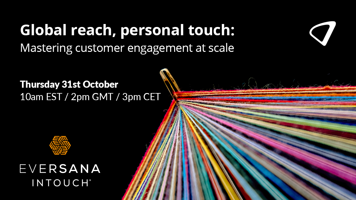 pharmaphorum's tweet photo. How can #pharmamarketers balance personalised engagement with #regulatorycompliance? Find out in our webinar brought to you in partnership with @EVERSANAINTOUCH on 31st October 10 am EST. #PharmaMarketing #ppwebinar
https://t.co/LdGgIIZSAX https://t.co/ojhKTNPZLC