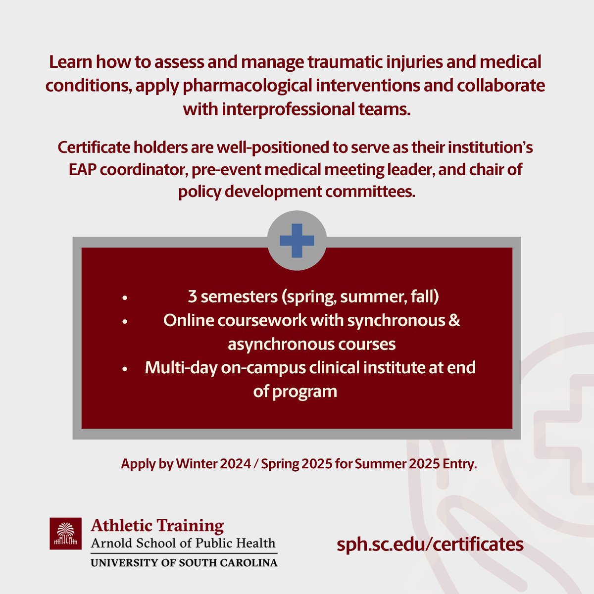 We’re thrilled to announce our new certificates of graduate study at USC! This post-professional pathway is an innovative specialty certificate that equips you with advanced training in mental health (buff.ly/3NooS2u) or emergency care ( buff.ly/3zVls4e)!