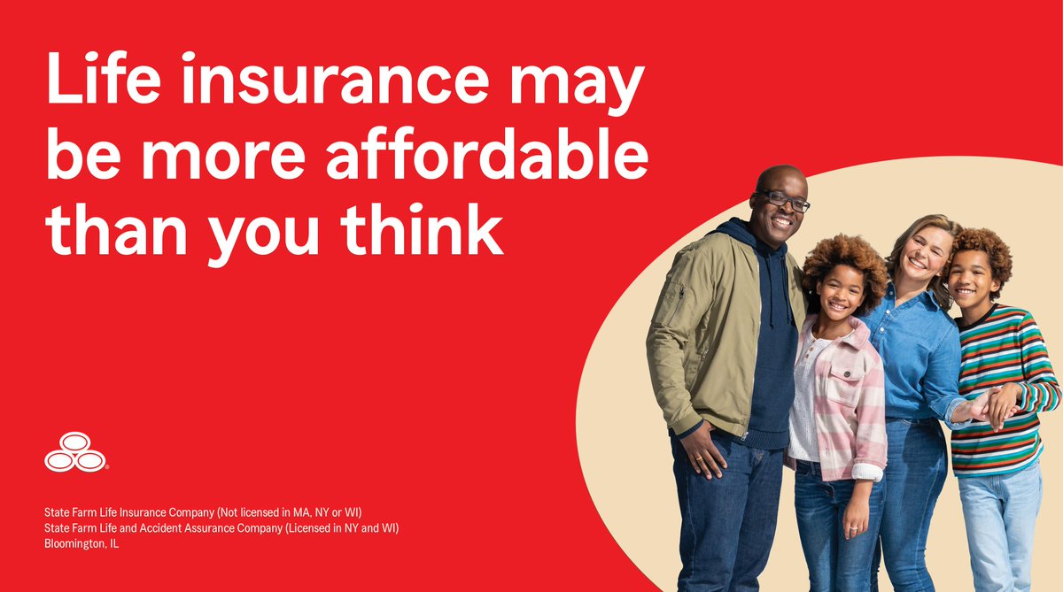TJSutterSF's tweet photo. It just might be more affordable than you think. Call or stop in and I’ll help you explore life insurance options that may fit your needs and budget. #GoodNeighbor https://t.co/sbTyjSvaTH